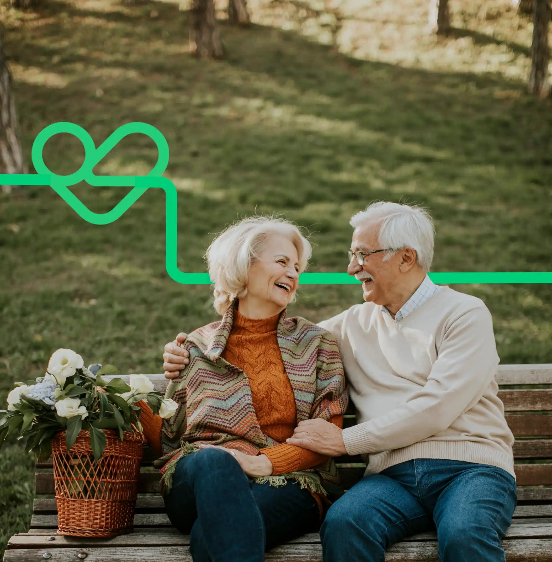 Happy senior using Onnee medication management system