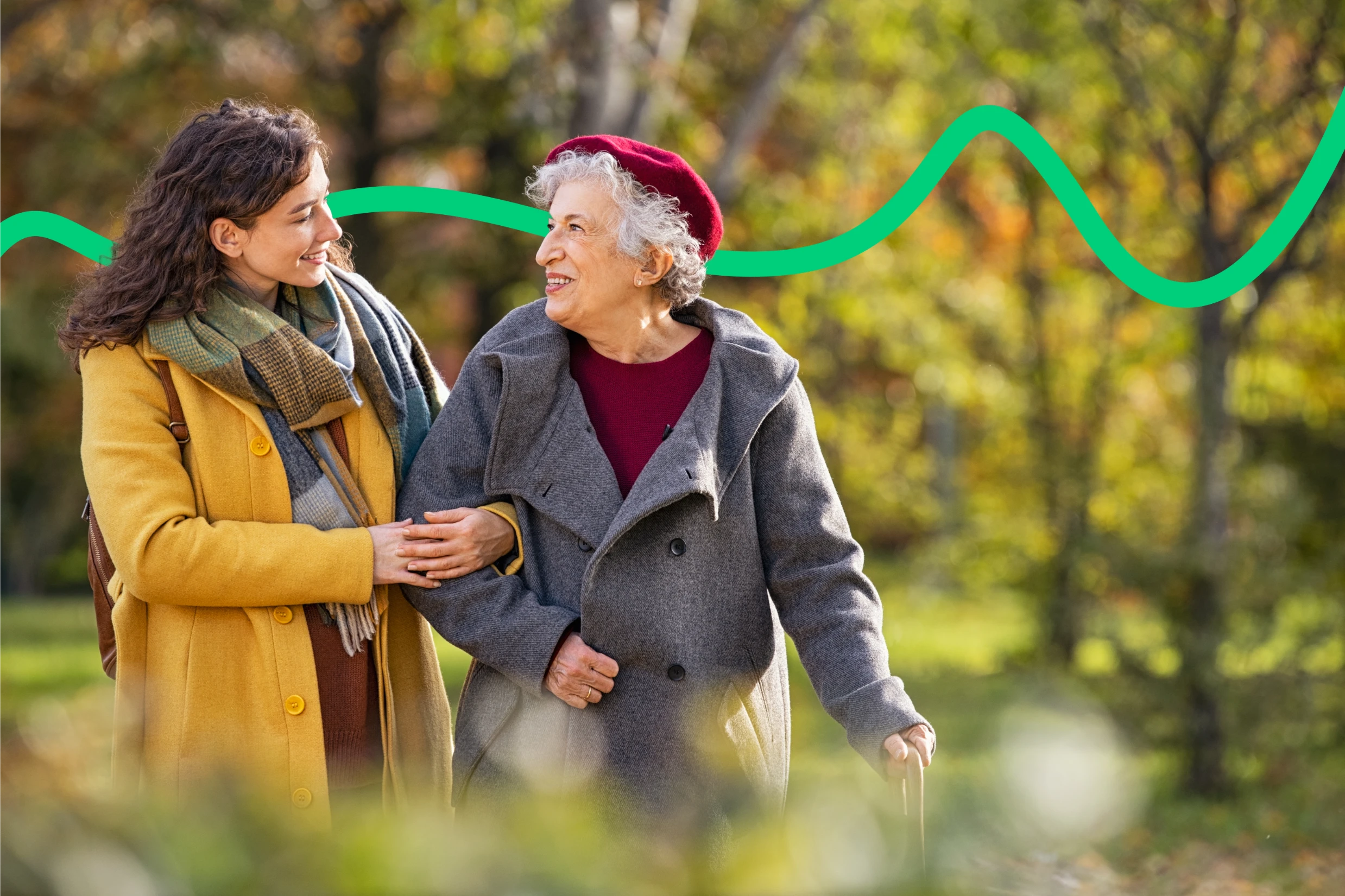 Senior enjoying quality time with family